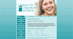 Desktop Screenshot of beaconchildrenshospital.com