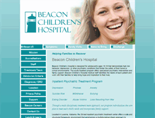 Tablet Screenshot of beaconchildrenshospital.com